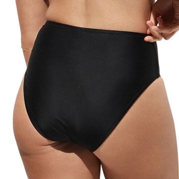 NEW J.Crew Hallie High Waist Moderate Coverage Bikini Bottoms Radiant Fuchsia 2X - Picture 12 of 12